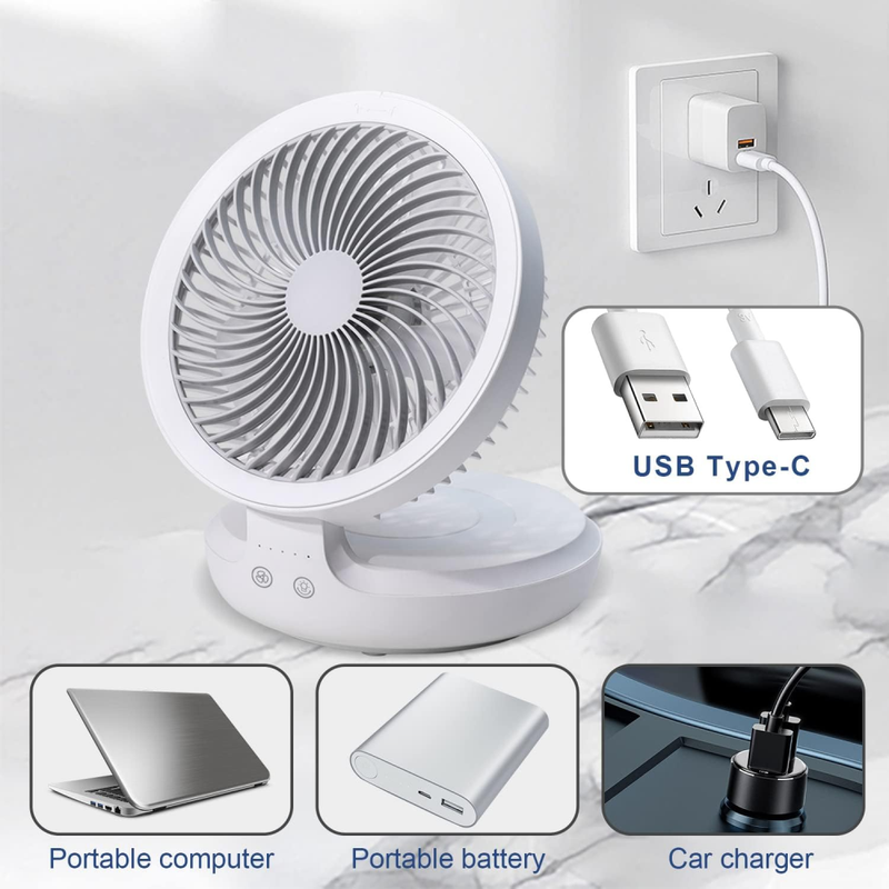 ¡Oferta expira en 3 horas! VENTILADOR PORTÁTIL PLEGABLE DE PARED