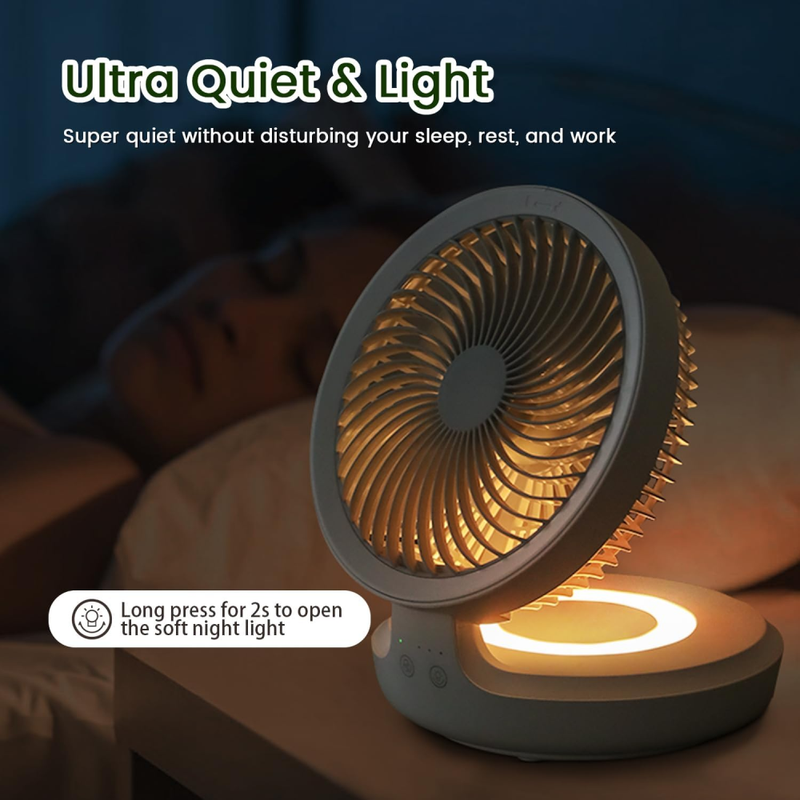 ¡Oferta expira en 3 horas! VENTILADOR PORTÁTIL PLEGABLE DE PARED