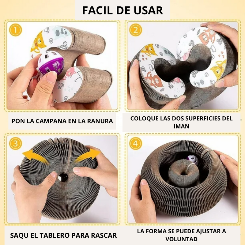 BRILIN®️ - Rascador para Gatos 3 en 1