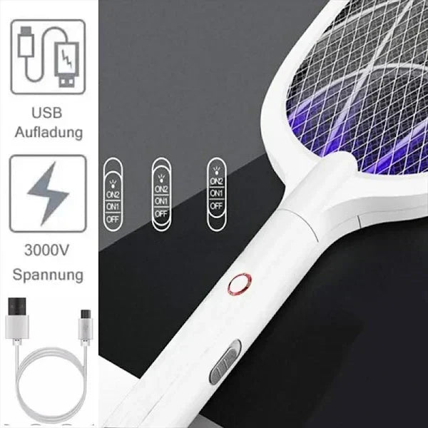 ElectroZap™ - Raqueta Eléctrica Antimosquitos