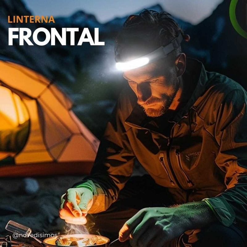 ¡Quedan solo 2 horas para finalizar tu compra con descuento! Linterna de Cabeza con Sensor de movimiento