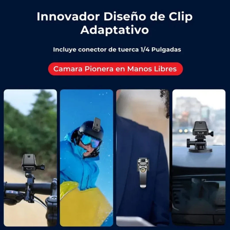¡Últimas horas para aprovechar este precio! CamPro - Cámara 180° con Reducción de Ruido HD 1080P