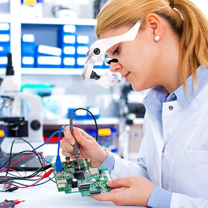 VisionMax® - Gafas Lupa con Lentes Intercambiables