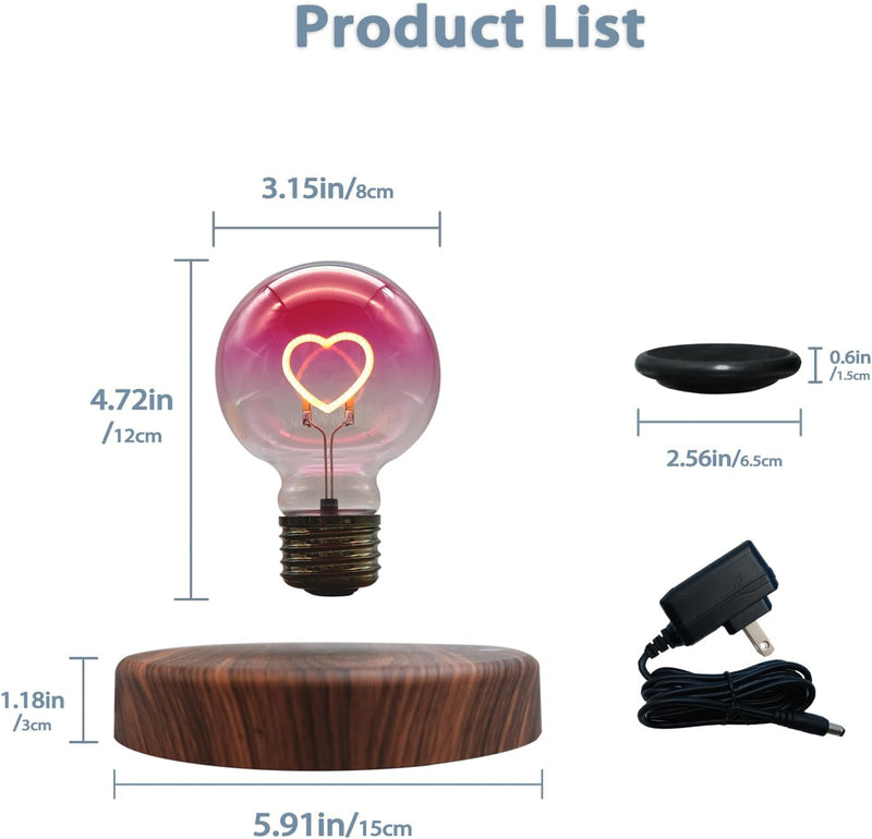 LÁMPARA DE LEVITACIÓN MAGNÉTICA
