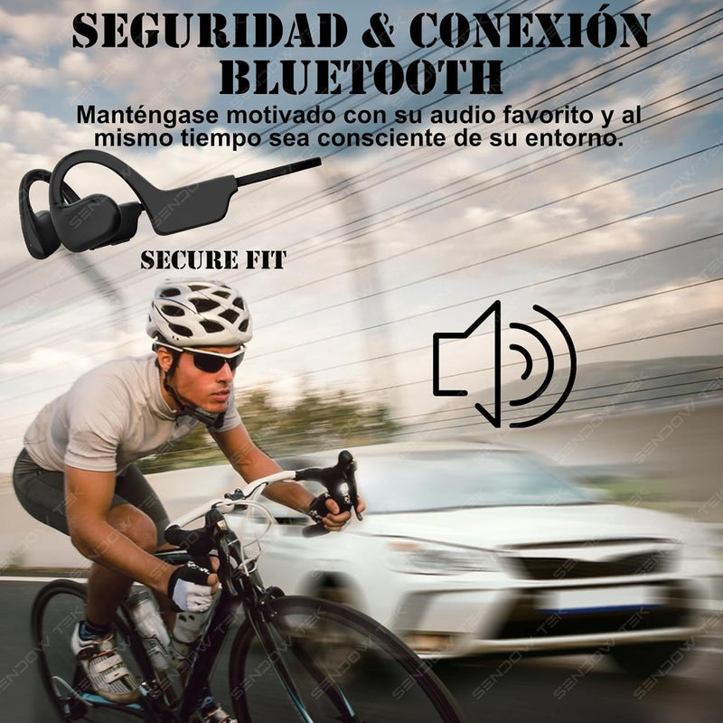 NO PIERDAS ESTA OPORTUNIDAD, ÚLTIMAS PIEZAS!! - AUDIFONOS DE CONDUCCIÓN ÓSEA U9🚲