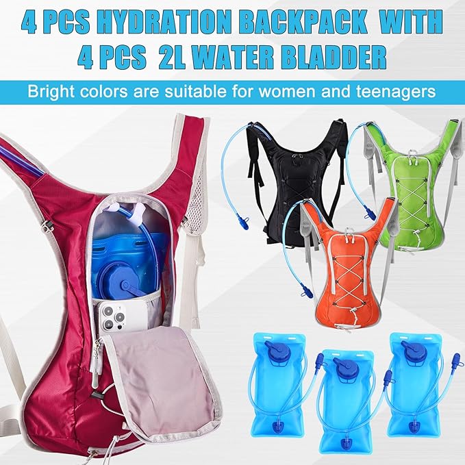🎒🚵‍♂️ MOCHILAS DE HIDRATACIÓN CON DEPÓSITO DE 2L 💦🏃‍♂️