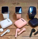 Combo smartwatch Y68 + Audífonos I12