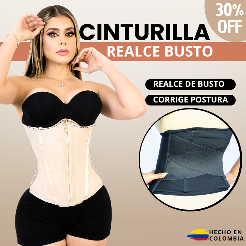 ¡HOY SE ACABA ESTA OFERTA EXCLUSIVA! CINTURILLA  CON REALCE BUSTO + ENVÍO GRATIS