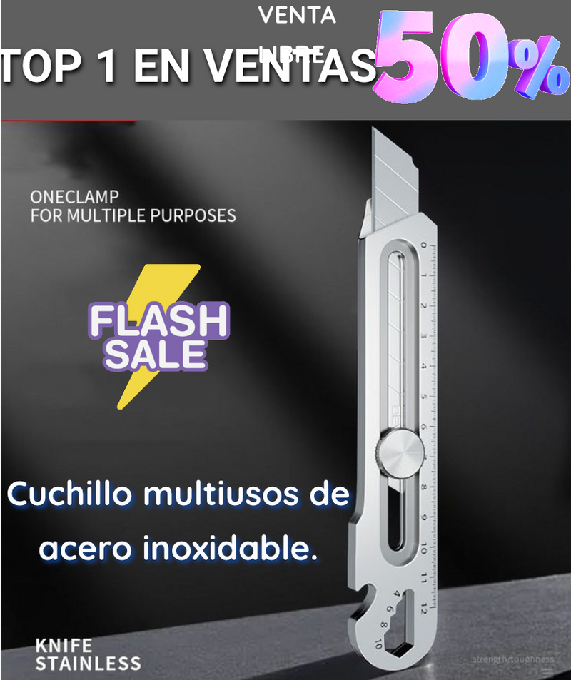 🔪 Nuevo Bisturí Multiusos De Acero Inoxidable 🔪 OFERTA RELAMPAGO ⚡️ 50% OFF 🔥