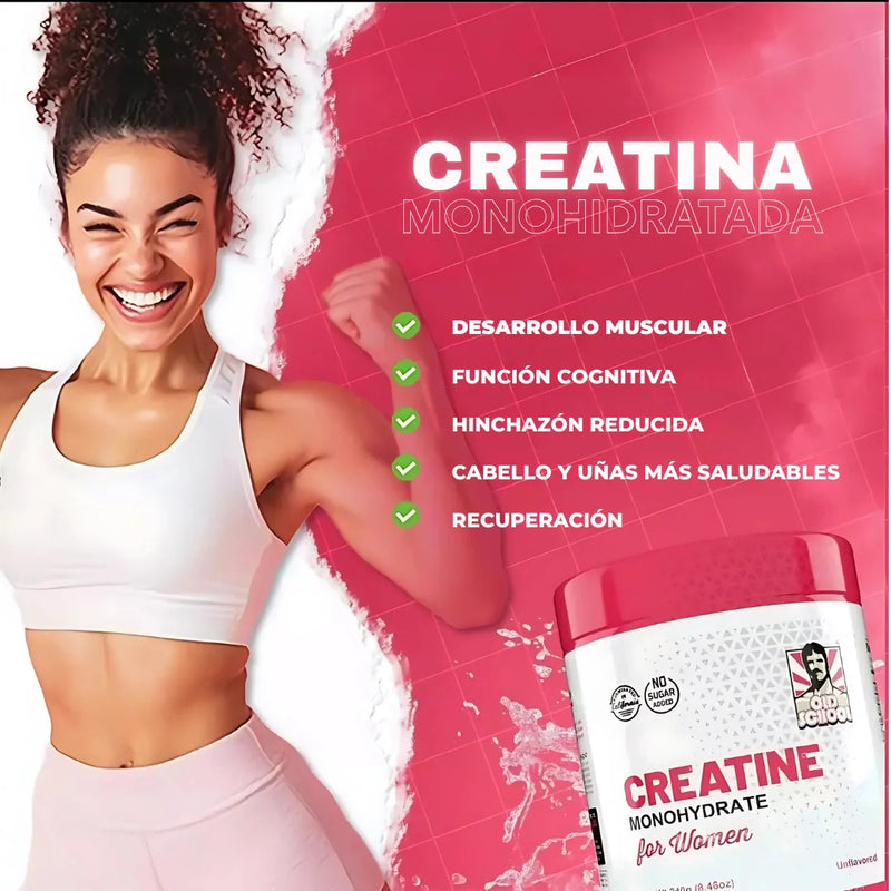 ¡QUEDAN ÚNICAMENTE 6 DISPONIBLES PARA ENVÍO INMEDIATO! CREATINA MONOHIDRATADA FEM POWER