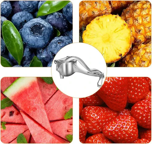 ¡ESTA OPORTUNIDAD ACABA EN SOLO 5 COMPRAS MÁS! Exprimidor Metálico de Jugos