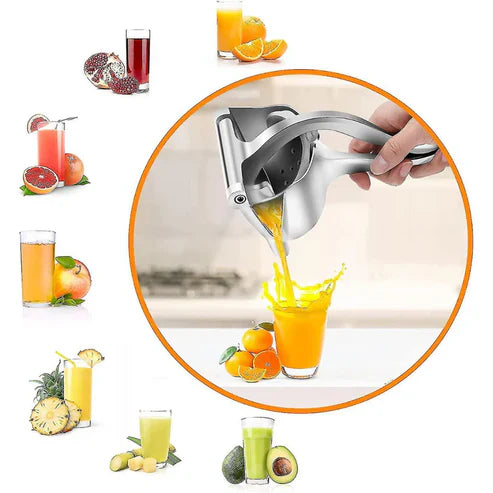 ¡ESTA OPORTUNIDAD ACABA EN SOLO 5 COMPRAS MÁS! Exprimidor Metálico de Jugos