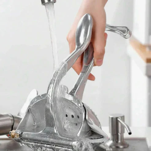 ¡ESTA OPORTUNIDAD ACABA EN SOLO 5 COMPRAS MÁS! Exprimidor Metálico de Jugos