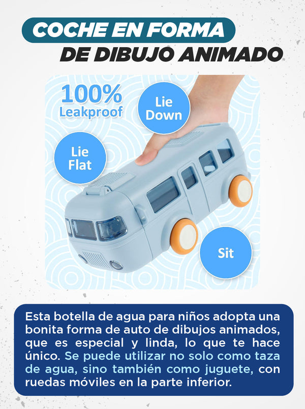 ¡POCAS UNIDADES - BOTELLA DE AGUA EN FORMA DE AUTOBUS