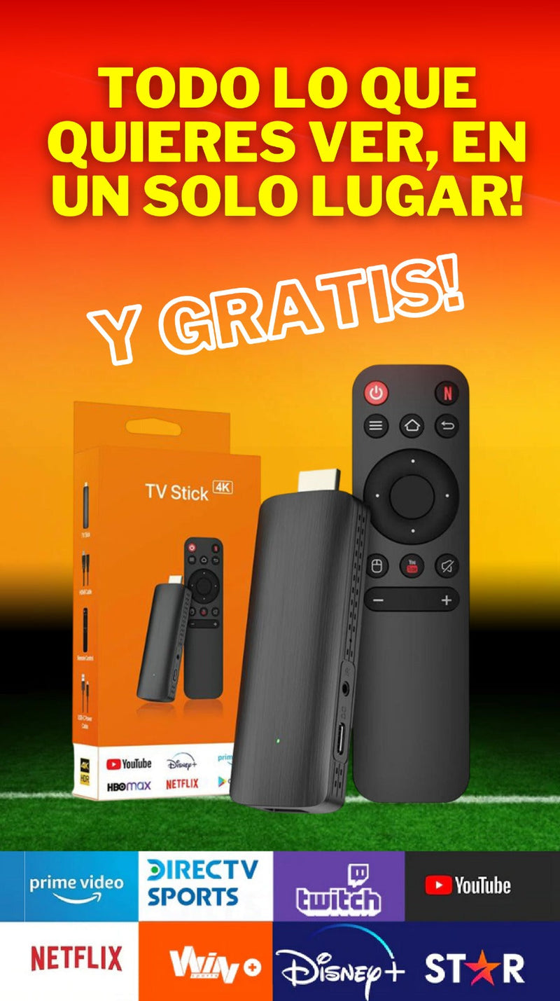 ¡QUEDAN SOLO 9 UNIDADES EN STOCK! TV STICK 4K