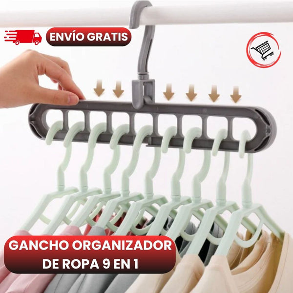 HangerMax – Gancho Ahorra Espacio 9 en 1