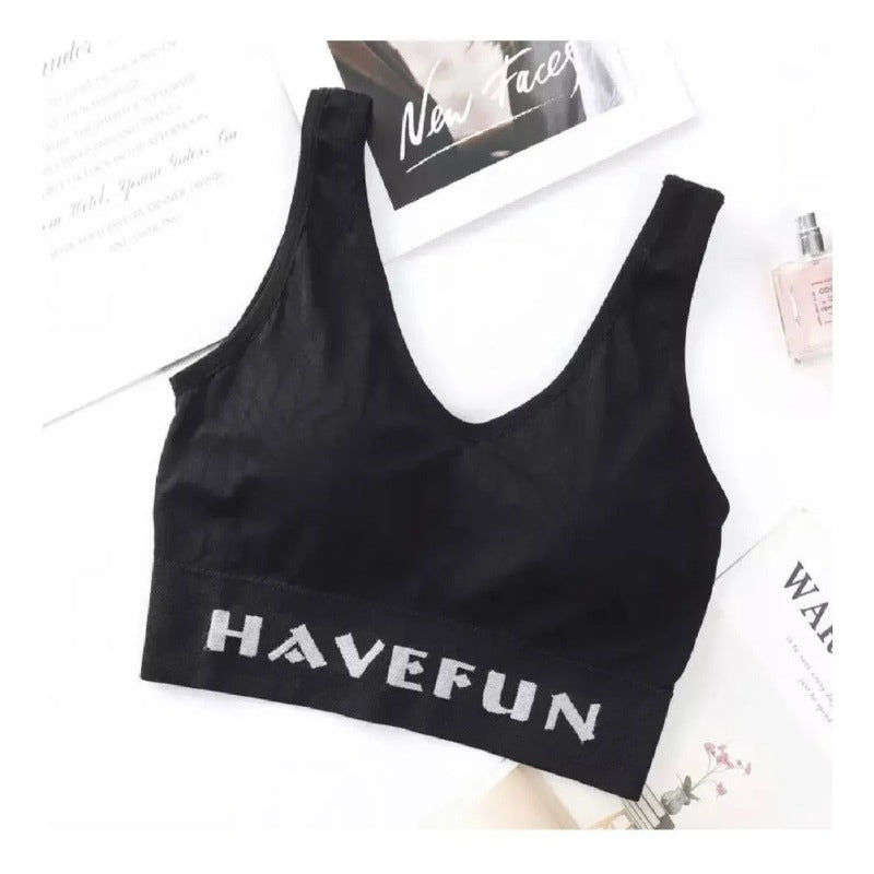 Top Corto Sin Costuras para Mujer