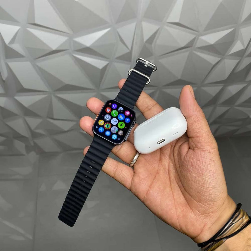 [2 REGALOS INCLUSOS] Smartwatch s300 ULTRA 2™ + REGALOS (AirPods + 10 Pulseras)