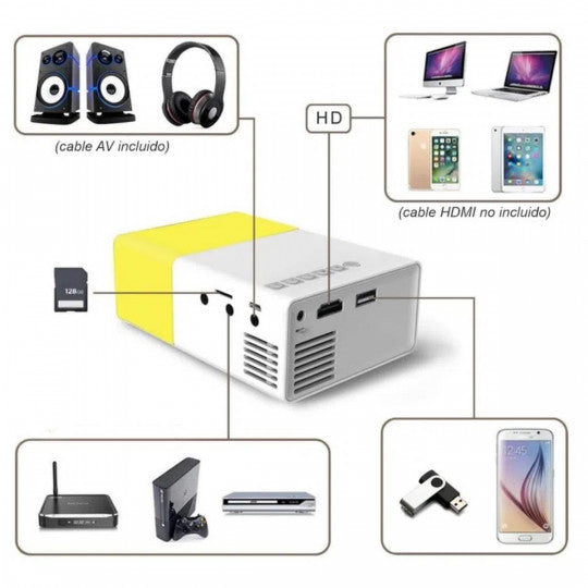 MINI PROYECTOR PORTÁTIL™